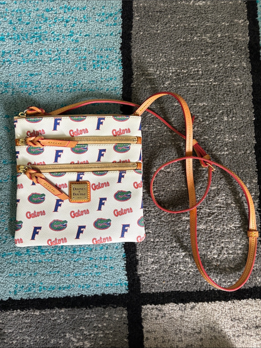 Dooney & Bourke Florida Gators Triple Zip Crossbody Bag